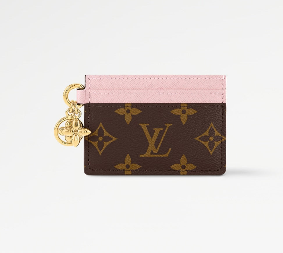Pink Card Keychain