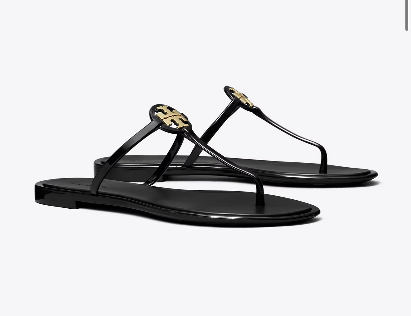 Black & Gold Sandals