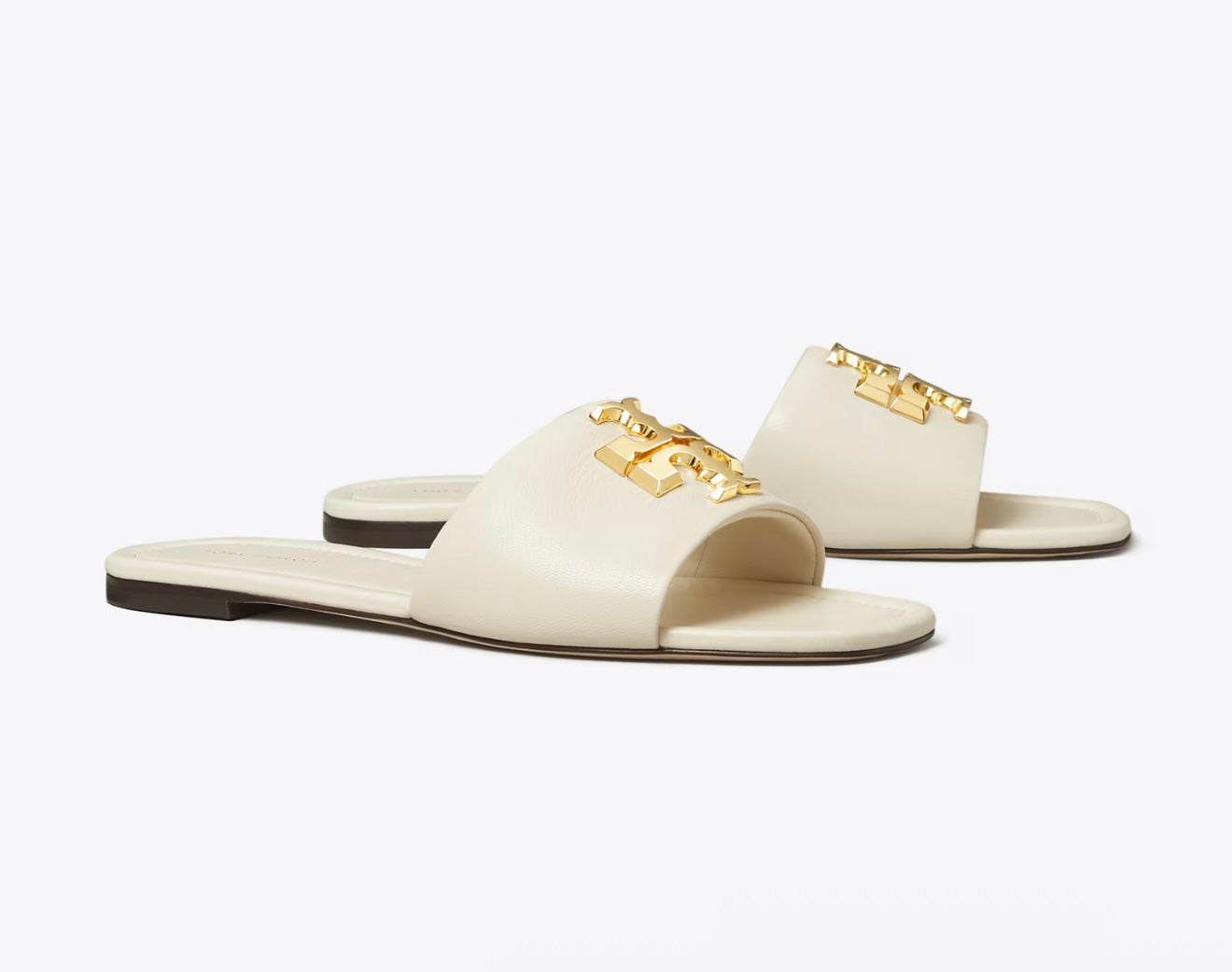 White & Gold Sandals